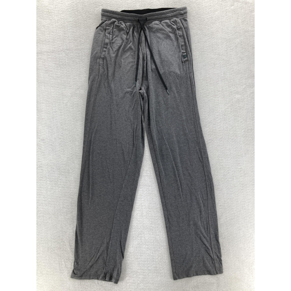 tasc Performance Lounge Pants Mens Medium Gray Bamboo Blend Athleisure Travel